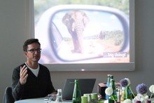 Olaf Jacobi, Target Partners, bei der VC-Lounge im aiti-Park